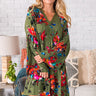 Endlessly Lovely Babydoll Dress In Army Green Image - 1