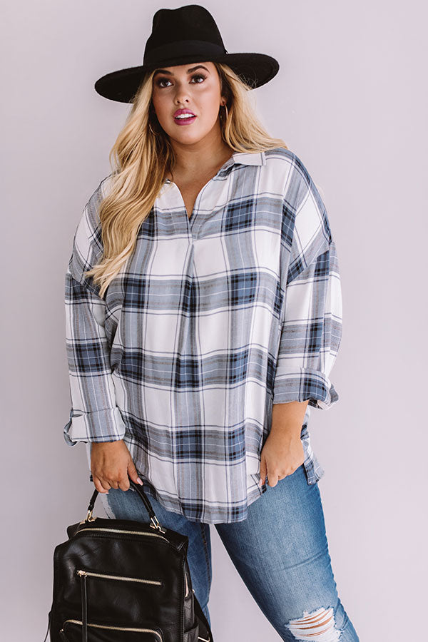 Wondering Westward Shift Tunic In Autumn Sky Curves Image - 1