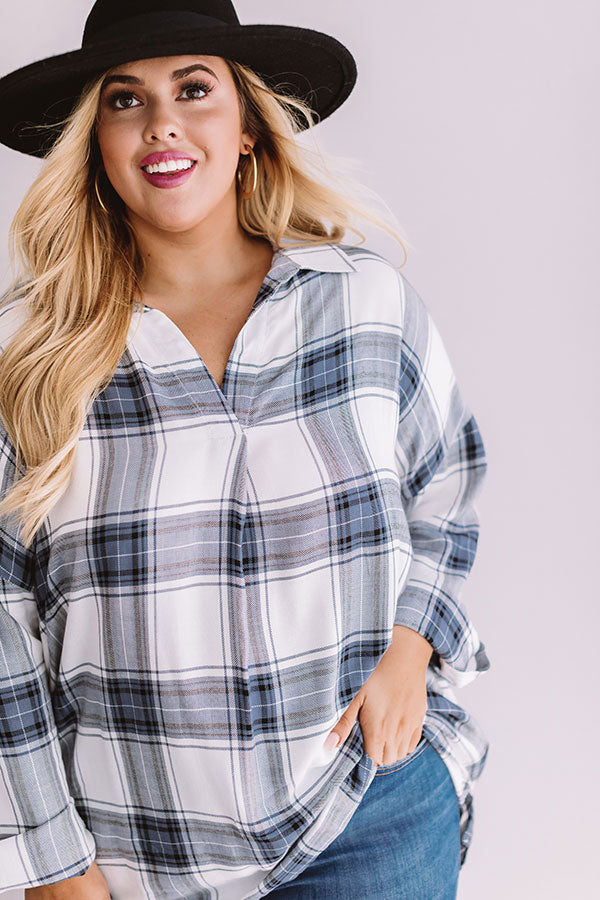 Wondering Westward Shift Tunic In Autumn Sky Curves Image - 3