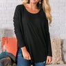 Beyond Blissful Shift Top in Black Image - 1