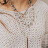 Suite Style Layered Necklace In Grey Image - 1