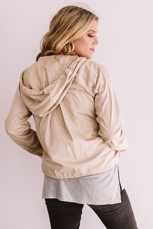 Cider Style Lightweight Jacket In Light Khaki Image - 5