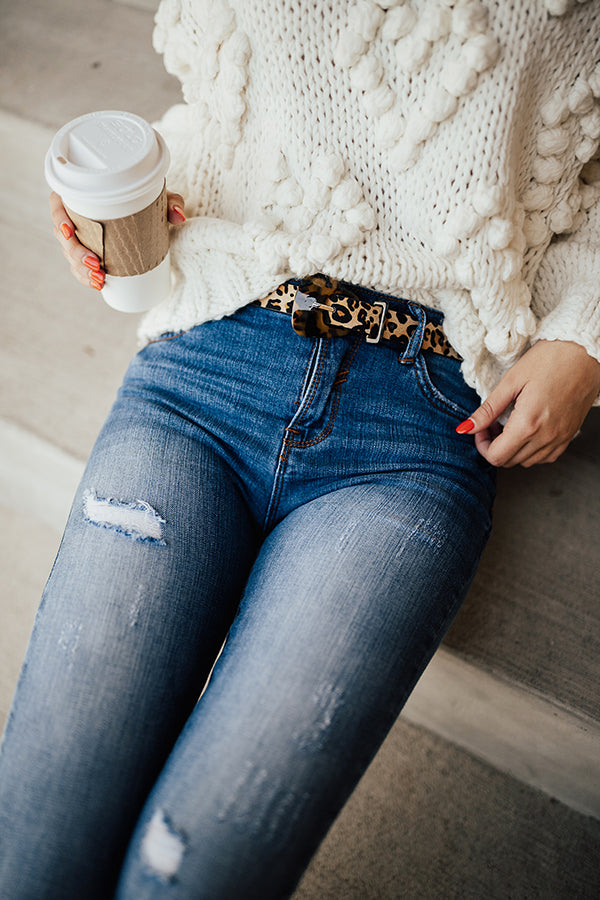 Belle of The Fall Leopard Belt Image - 1