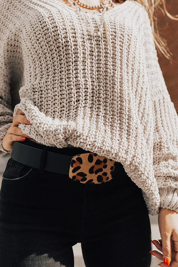 LA Luxury Leopard Belt Image - 2