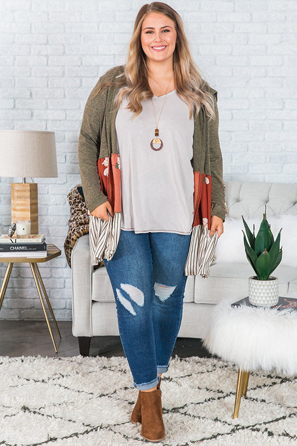 Tea At Twilight Cardigan  Curves Image - 4