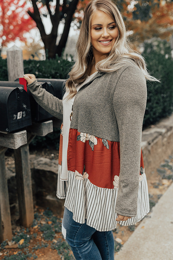 Tea At Twilight Cardigan  Curves Image - 2