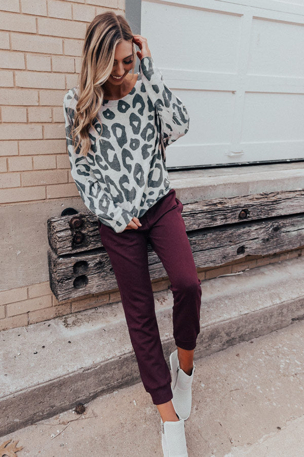 Go Go Gorgeous Joggers In Purple Image - 3