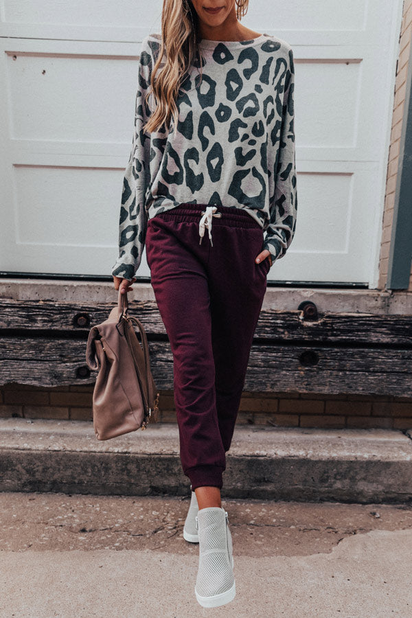 Go Go Gorgeous Joggers In Purple Image - 2