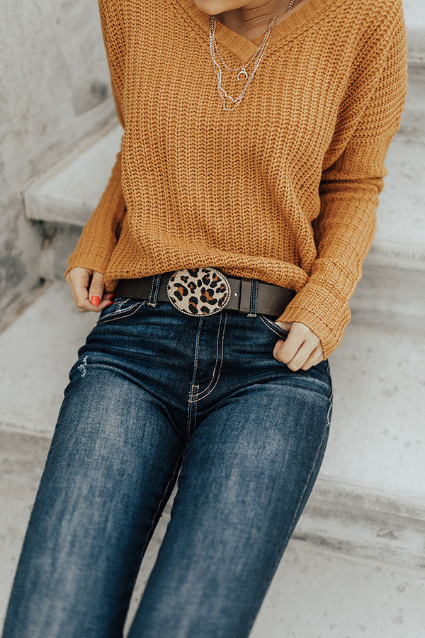 Soho Spotlight Belt in Brown Image - 1