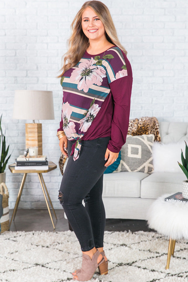 The It list Floral Shift Top  Curves Image - 3