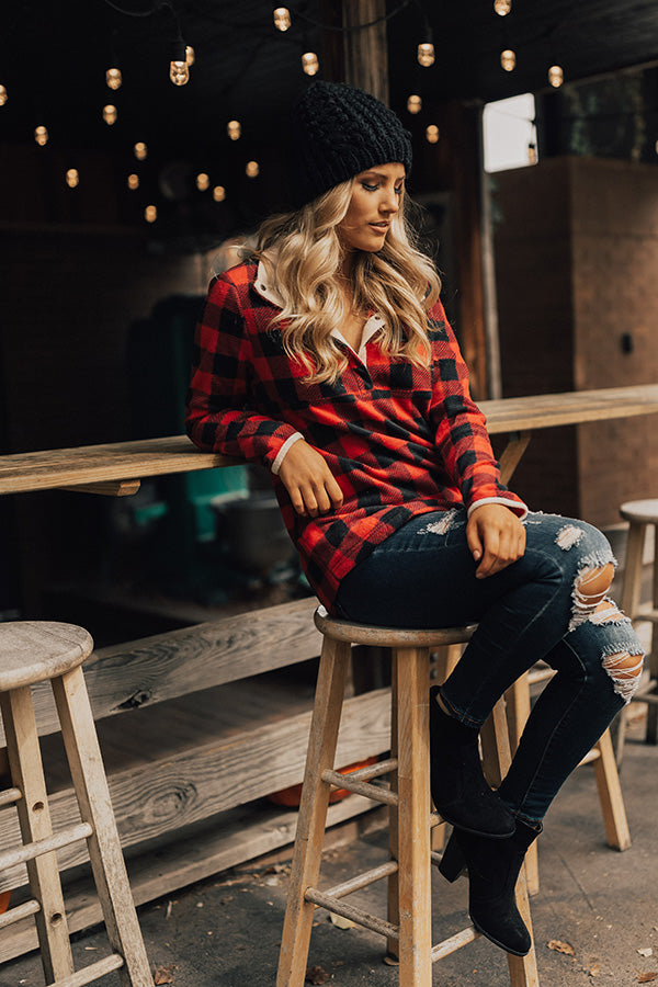 Cocoa In The Mountains Fleece Sweater Image - 1