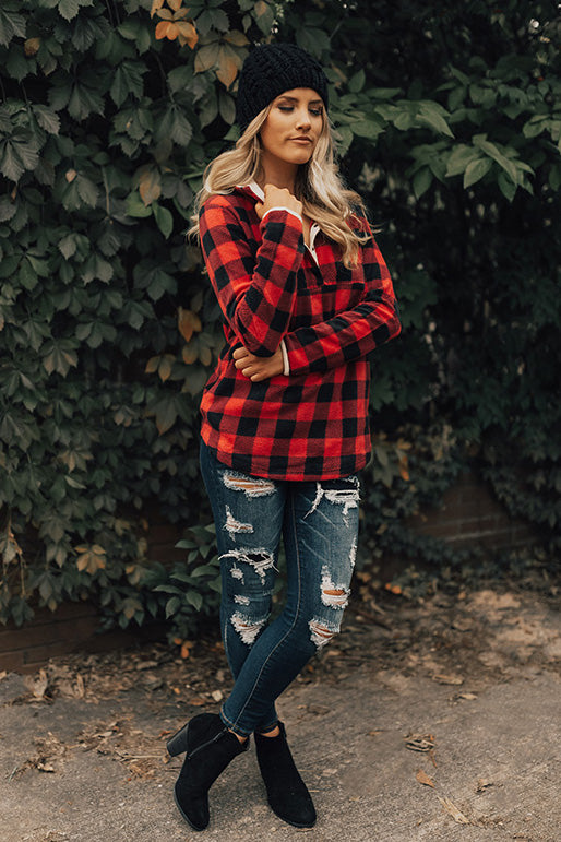 Cocoa In The Mountains Fleece Sweater Image - 2