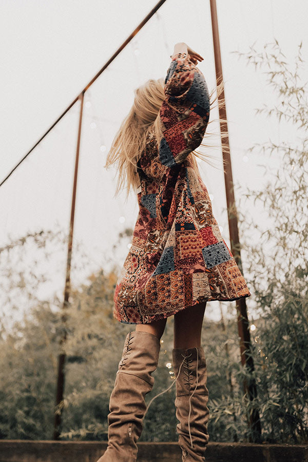 Laughing Until Midnight Shift Dress In Pink Image - 5