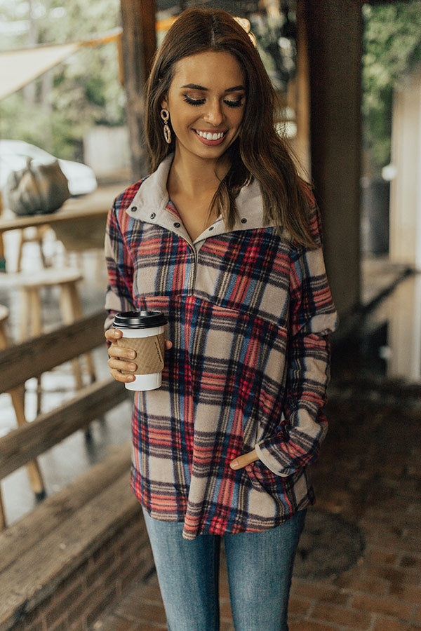 Snow And Snuggles Fleece Pullover Image - 1