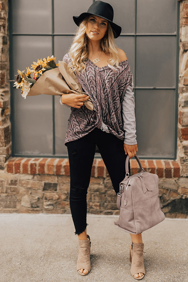 Toasting It Up In Telluride Shift Top in Blush Image - 1