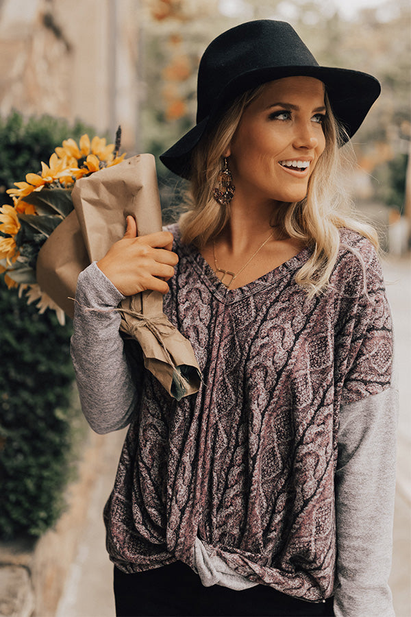 Toasting It Up In Telluride Shift Top in Blush Image - 2