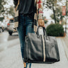 The Jet Set Tote in Black Image - 1
