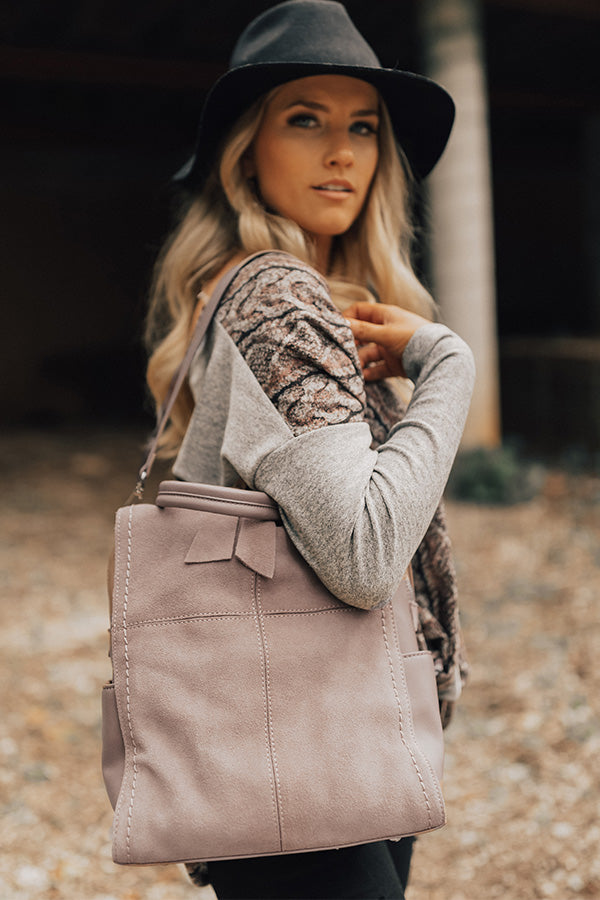 A-Lister Backpack in Dusty Purple Image - 1