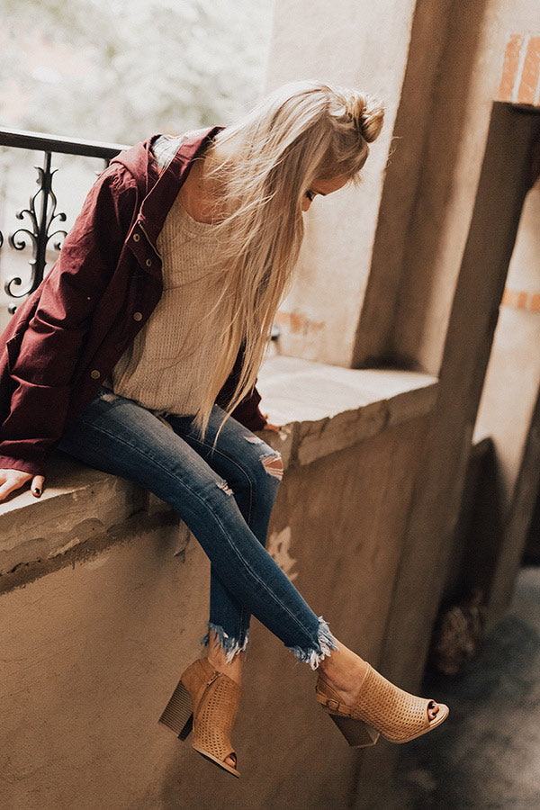 Colorado Cabin Lightweight Jacket In Windsor Wine Image - 2