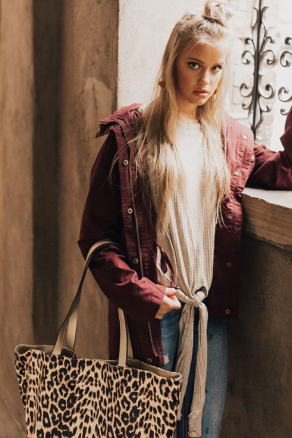 Colorado Cabin Lightweight Jacket In Windsor Wine Image - 4