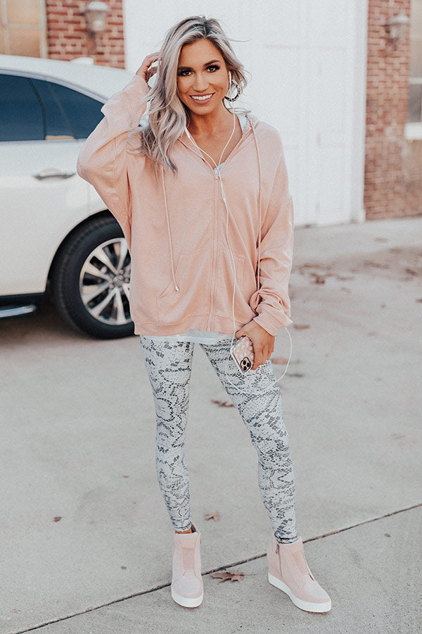 Always On Cabin Time Jacket In Rose Quartz Image - 2