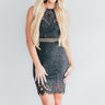 Tonic Time Lace Dress in Black Image - 1