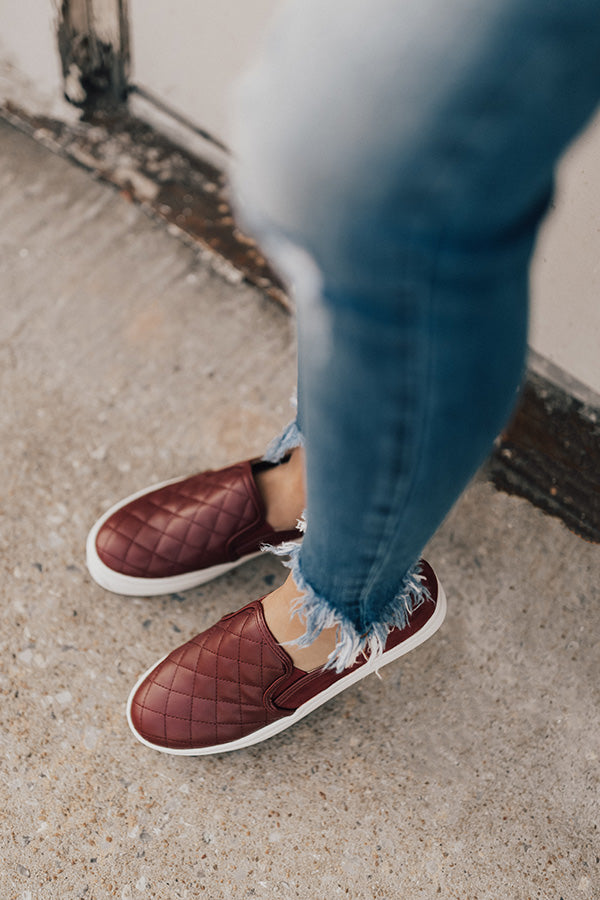 The Camden Sneaker In Wine ⢠Impressions Online Boutique