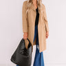 Instant Classic Cardigan In Khaki Image - 1