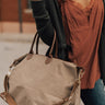 Jet Set Ready Tote in Taupe Image - 1