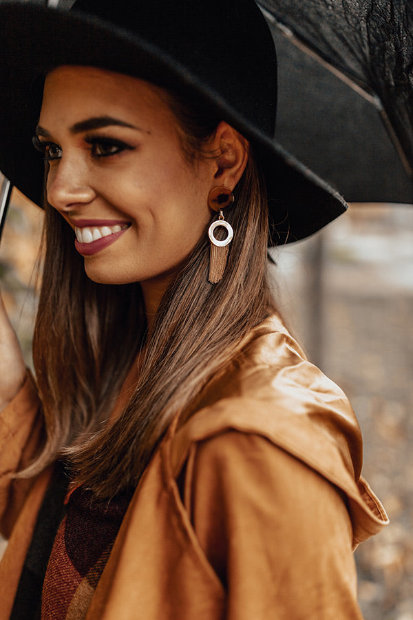 Best Dressed Earrings in Brown Image - 1