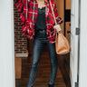 Feeling Lovely Plaid Tunic in Red Image - 1