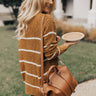 Thankful For You Stripe Sweater Image - 1