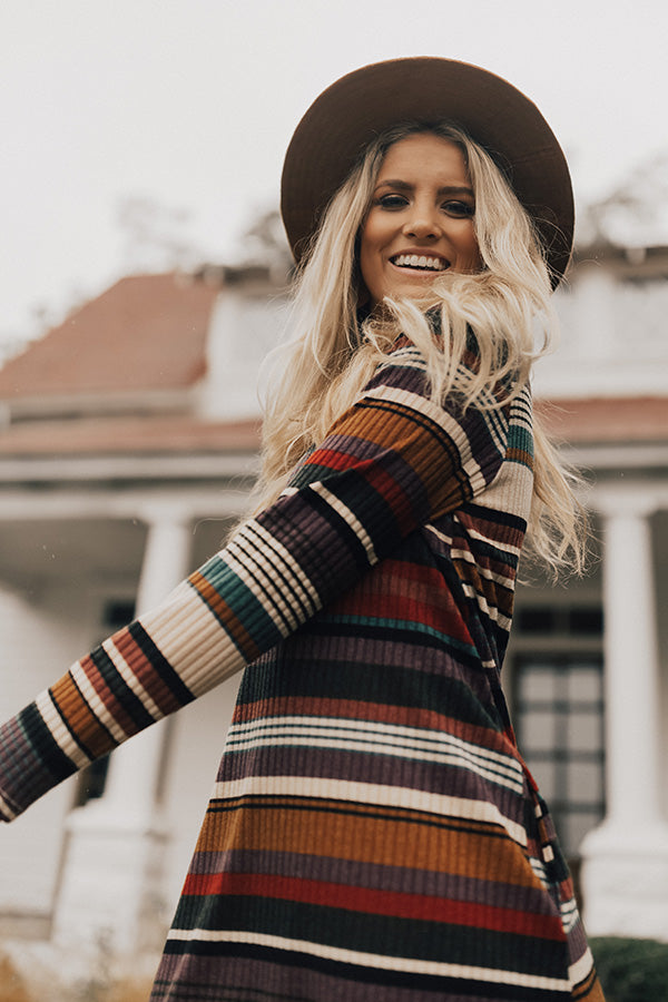 Lollipop Stripe Sweater Dress Image - 2