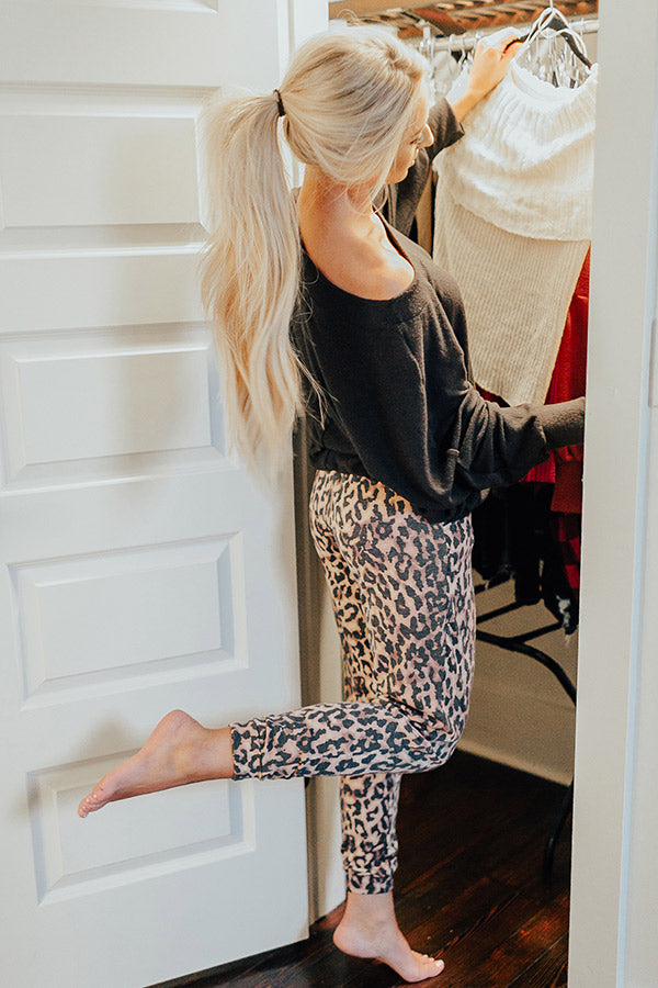Wild Side Leopard Joggers Image - 1