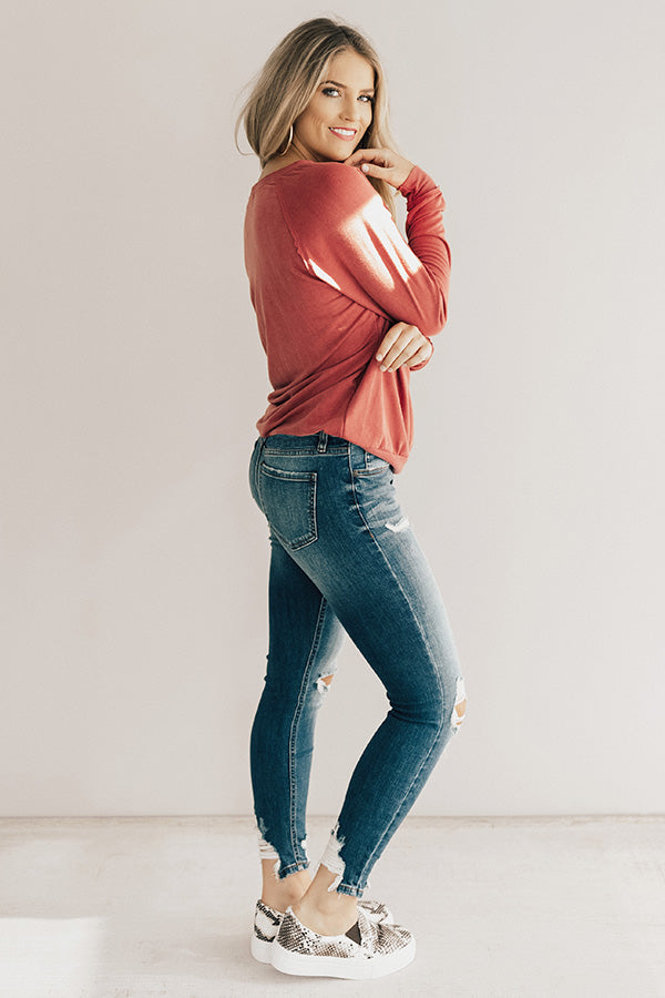 Good Vibes Only Sweatshirt In Rose Image - 5