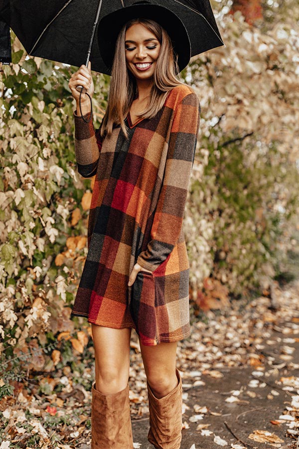 Upstate Getaway Shift Dress Image - 2