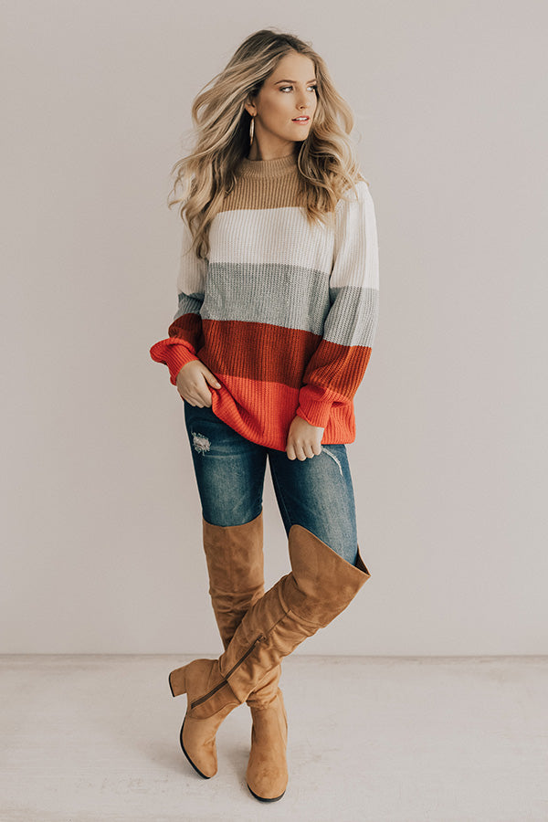 Top Of The Line Stripe Sweater