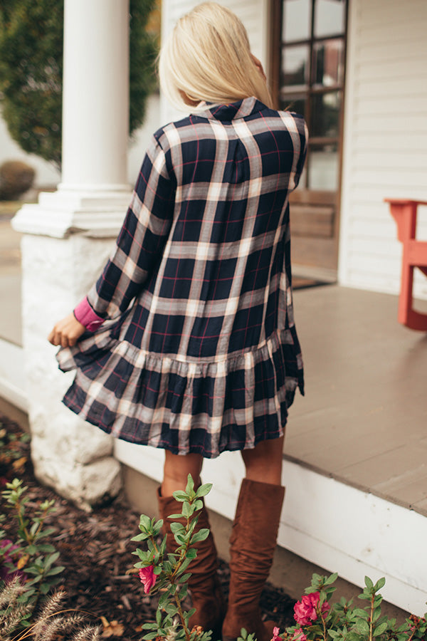 What A Blessing Plaid Dress Image - 5