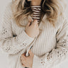 Major Crush Knit Cardigan In Cream Image - 1