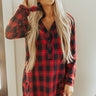 Forever Favorite Plaid Dress In Red Image - 1