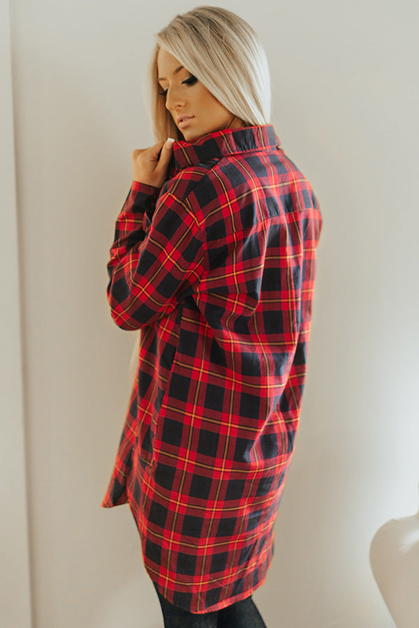 Forever Favorite Plaid Dress In Red – Impressions Online Boutique
