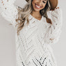Season Of Style Tunic Sweater in Ivory Image - 1