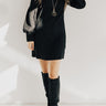 Hey Pumpkin Sweater Dress In Black Image - 1