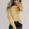 Snow Valley Snuggles Chenille Sweater in Marigold Image - 1