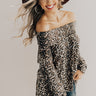 Winter Warmth Leopard Sweater Image - 1