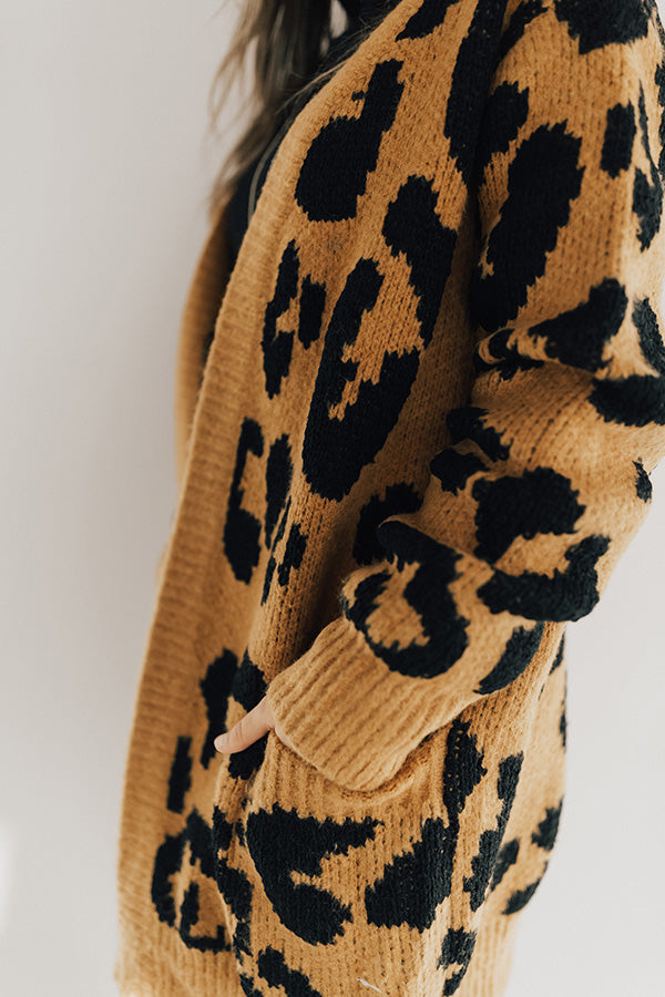 Feline Fine Leopard Cardigan Image - 4