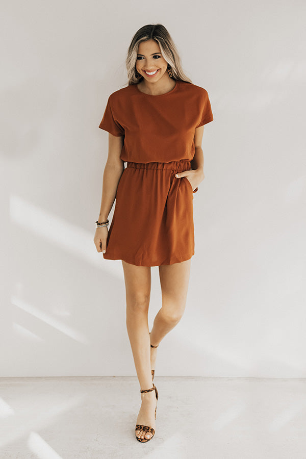 May I Have This Dance Dress In Rust Image - 1