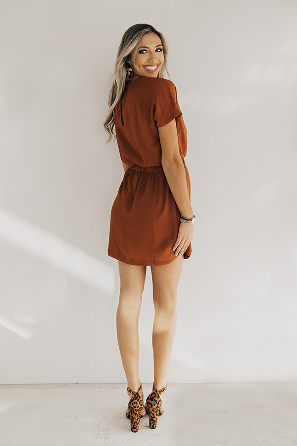 May I Have This Dance Dress In Rust Image - 5