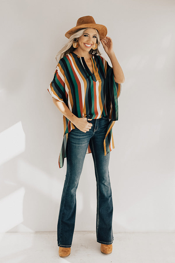 Cool Weather Feels Stripe Tunic Image - 4