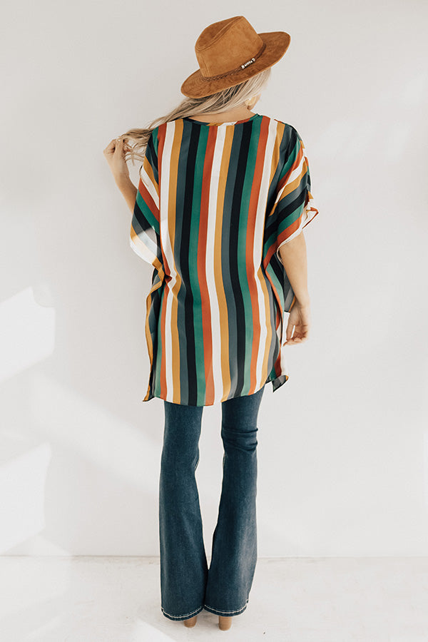 Cool Weather Feels Stripe Tunic Image - 5